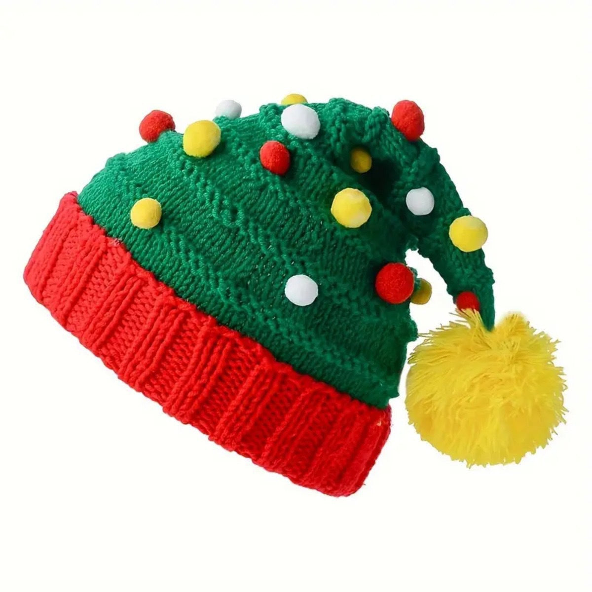 Wholesale Christmas hat with bells   knitted wool hat